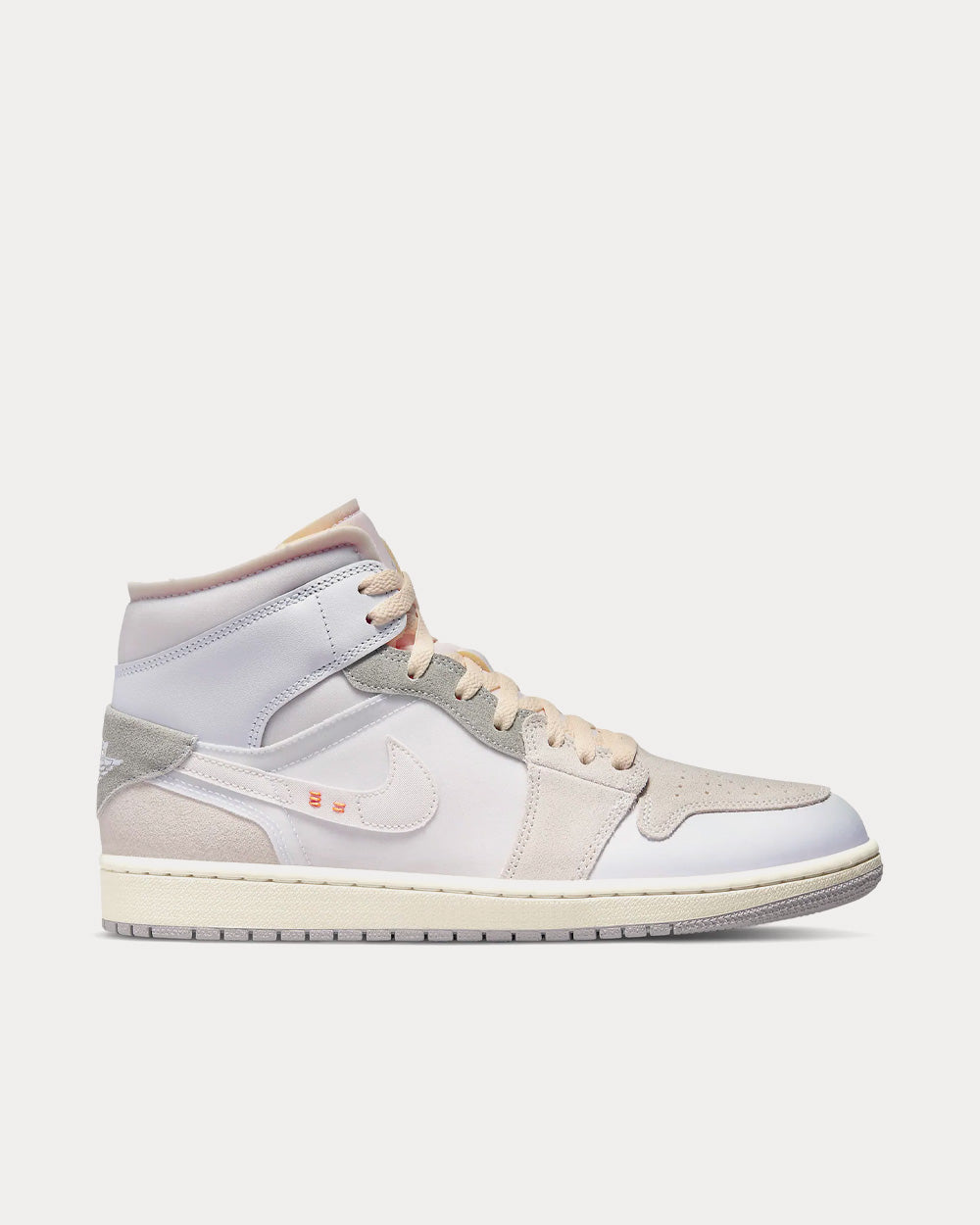 Jordan Air Jordan 1 Mid SE Craft White / Phantom / Sail / Neutral Grey High Top Sneakers - 1