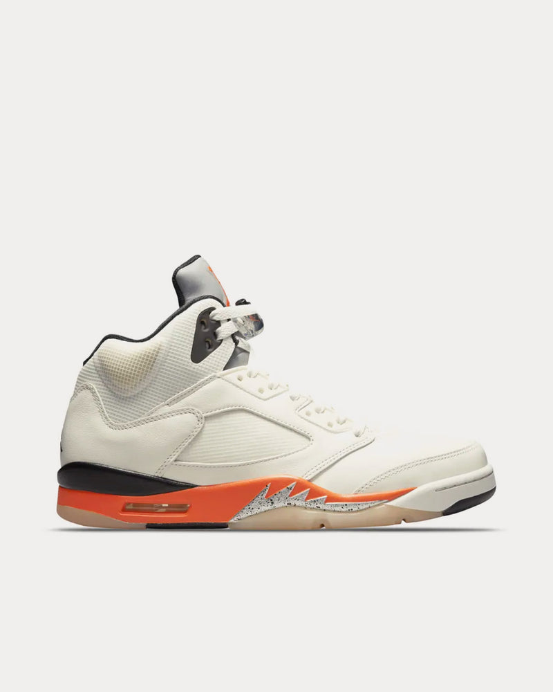 Jordan Air Jordan 5 Orange Blaze High Top Sneakers - 1