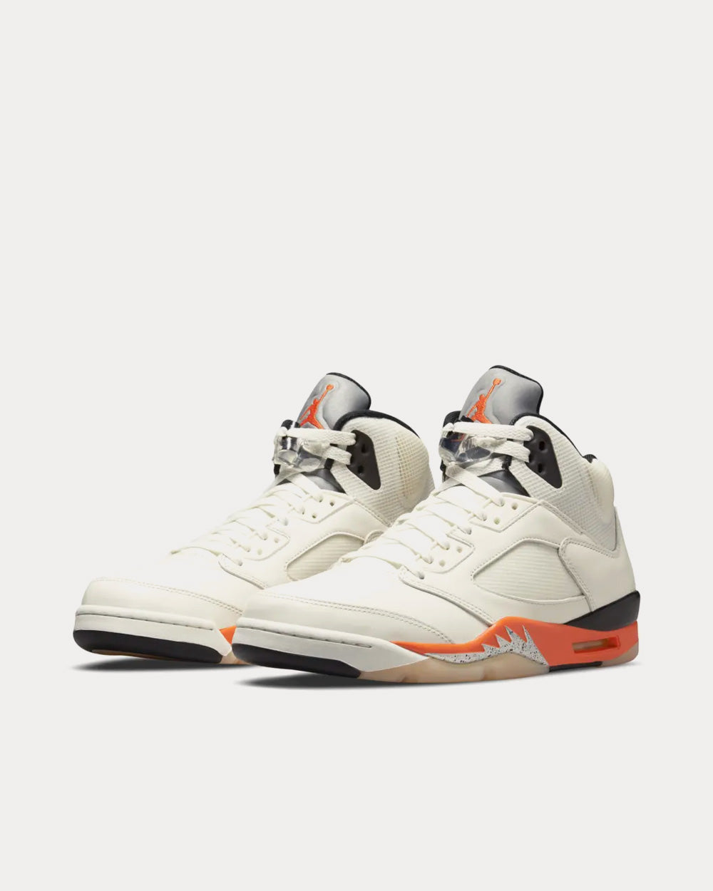 Jordan - Air Jordan 5 Orange Blaze High Top Sneakers