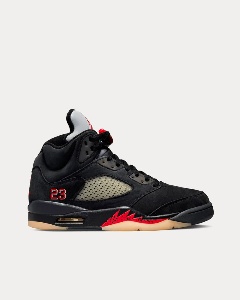 Jordan Air Jordan 5 GORE-TEX Off Noir / Fire Red / Black / Muslin High Top Sneakers - 1