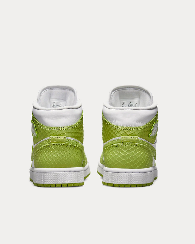 Jordan Air Jordan 1 Mid SE White / Vivid Green High Top