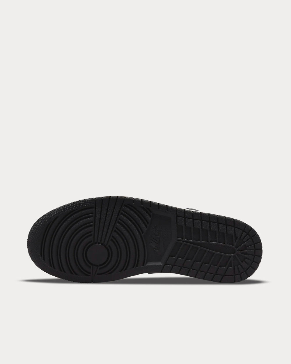 Jordan - Air Jordan 1 Black / White / Particle Grey Low Top Sneakers