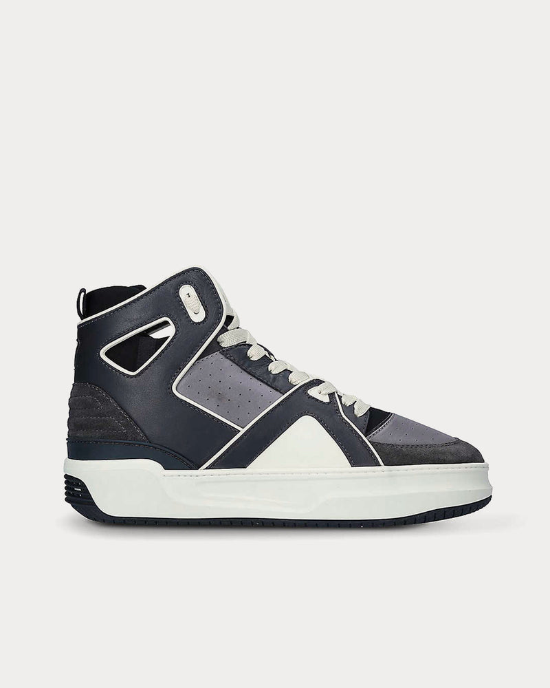 Just Don JD1 Basketball Black White High Top Sneakers - 1