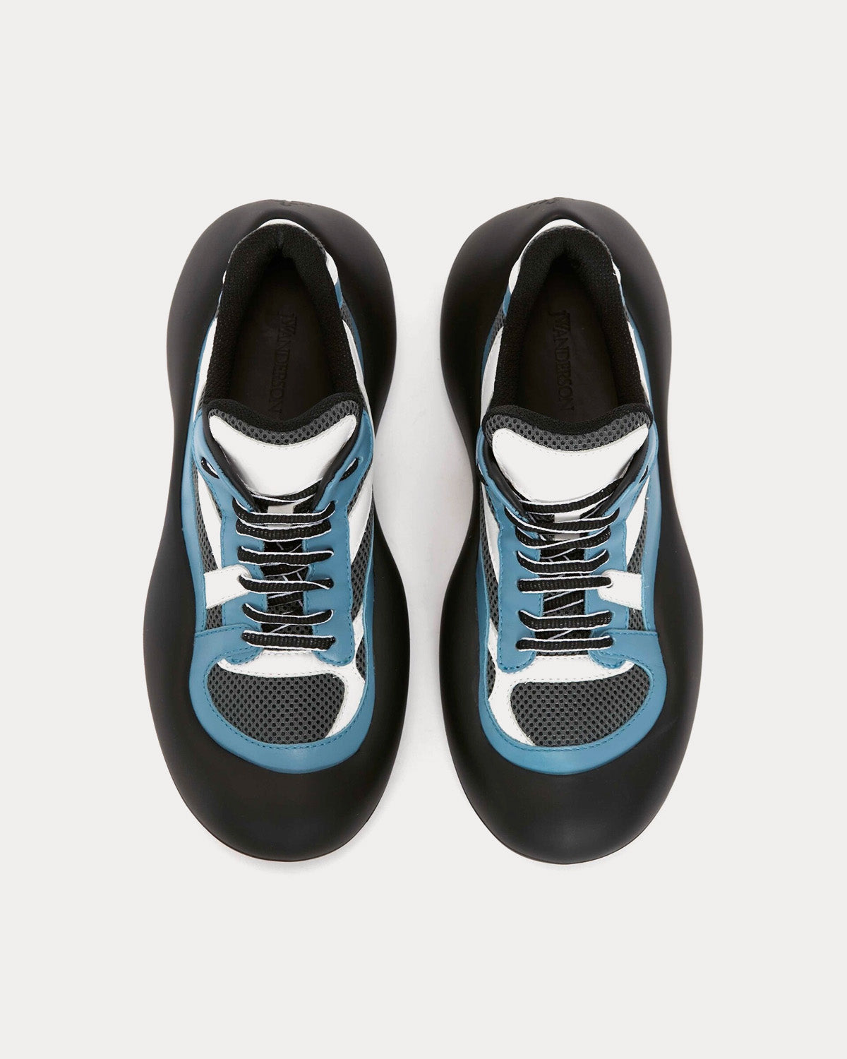 JW Anderson Bumper-Hike Blue / White / Black Low Top Sneakers - 2