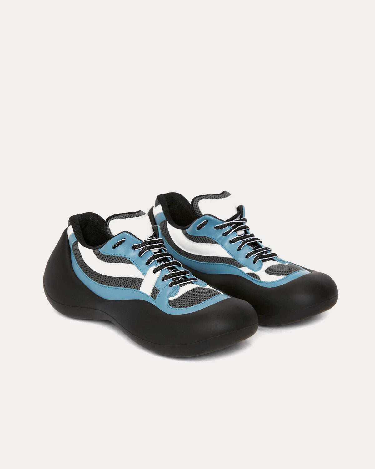 JW Anderson Bumper-Hike Blue / White / Black Low Top Sneakers - 3