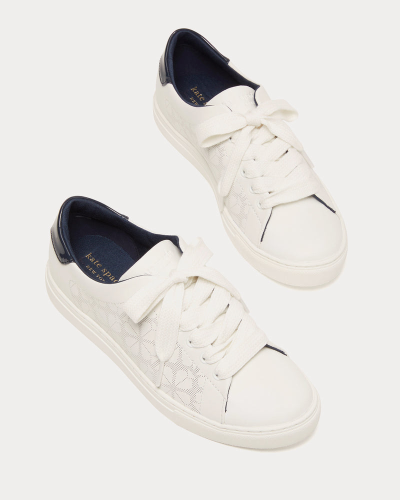 Kate Spade Audrey White / Blue Low Top Sneakers - 2