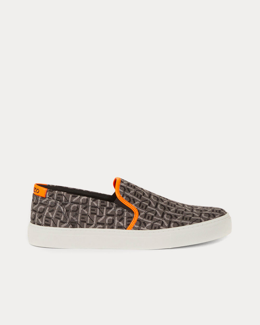 Kenzo K-Skate Monogram Laceless Poppy Slip On Sneakers - 1