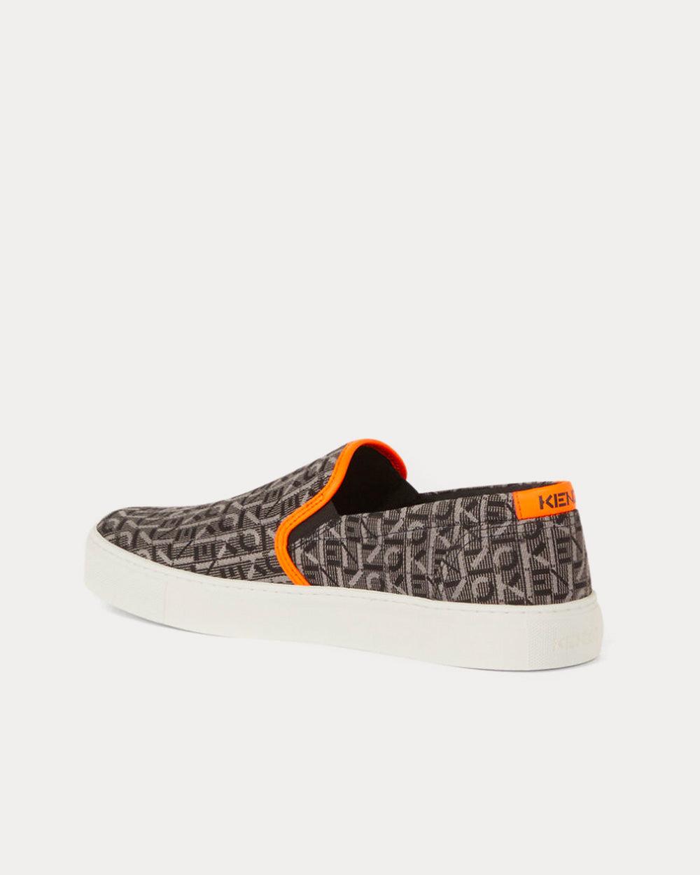 Kenzo K-Skate Monogram Laceless Poppy Slip On Sneakers - 4