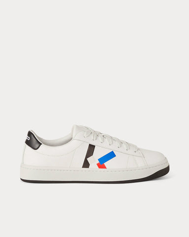 Kenzo Leather KENZO Kourt K Logo White Low Top Sneakers