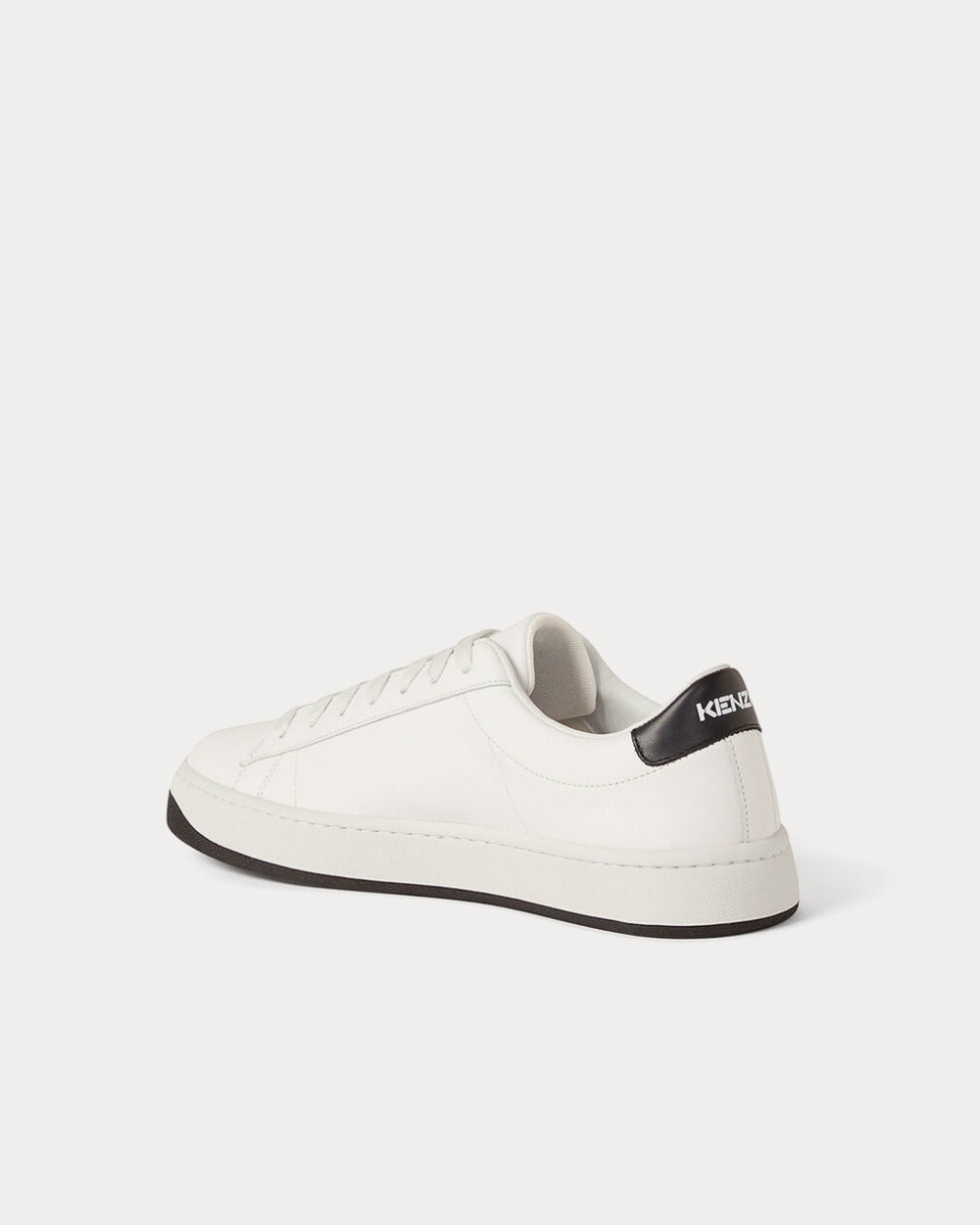 Kenzo Leather KENZO Kourt K Logo White Low Top Sneakers - 4