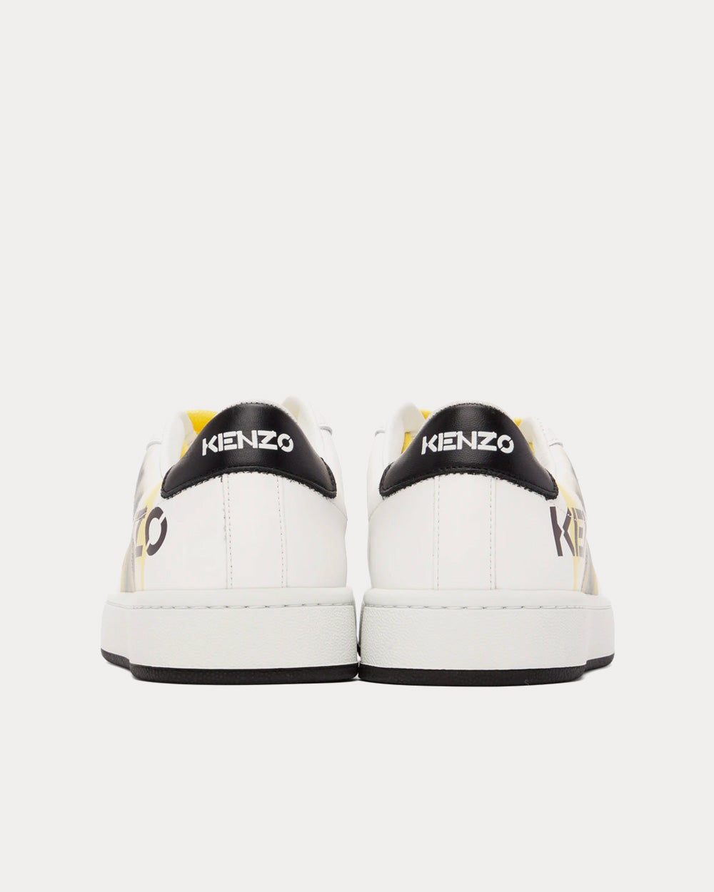 Kenzo Kourt White / Yellow Low Top Sneakers - 3