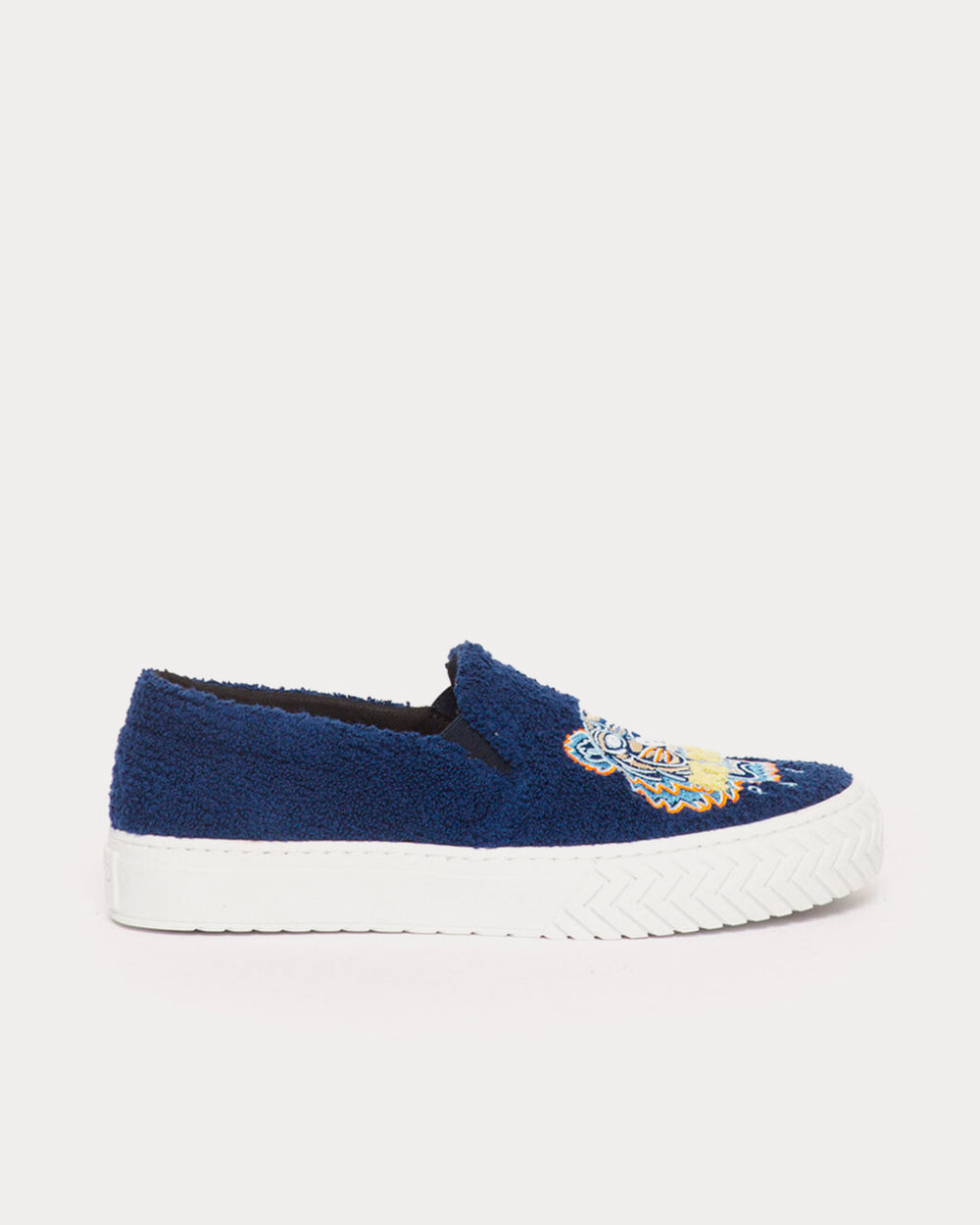 Kenzo 'Tiger Towel' K-Skate Midnight Blue Slip On Sneakers - 1