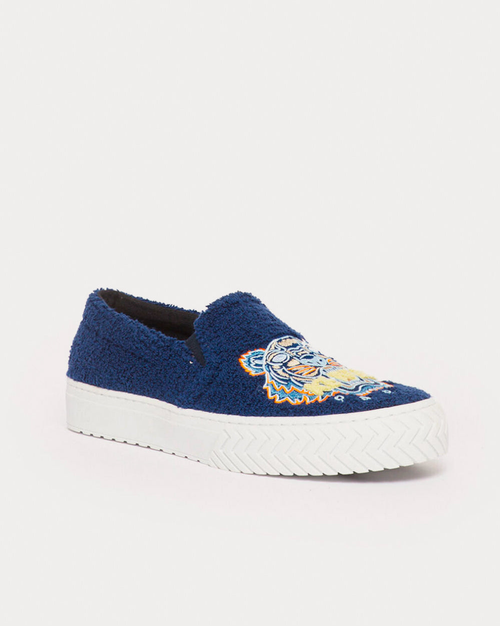 Kenzo 'Tiger Towel' K-Skate Midnight Blue Slip On Sneakers - 2