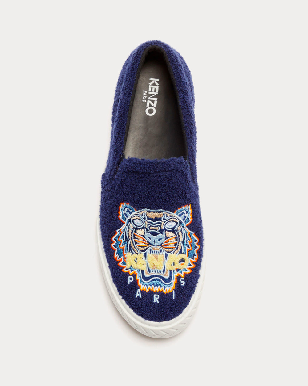 Kenzo 'Tiger Towel' K-Skate Midnight Blue Slip On Sneakers - 3