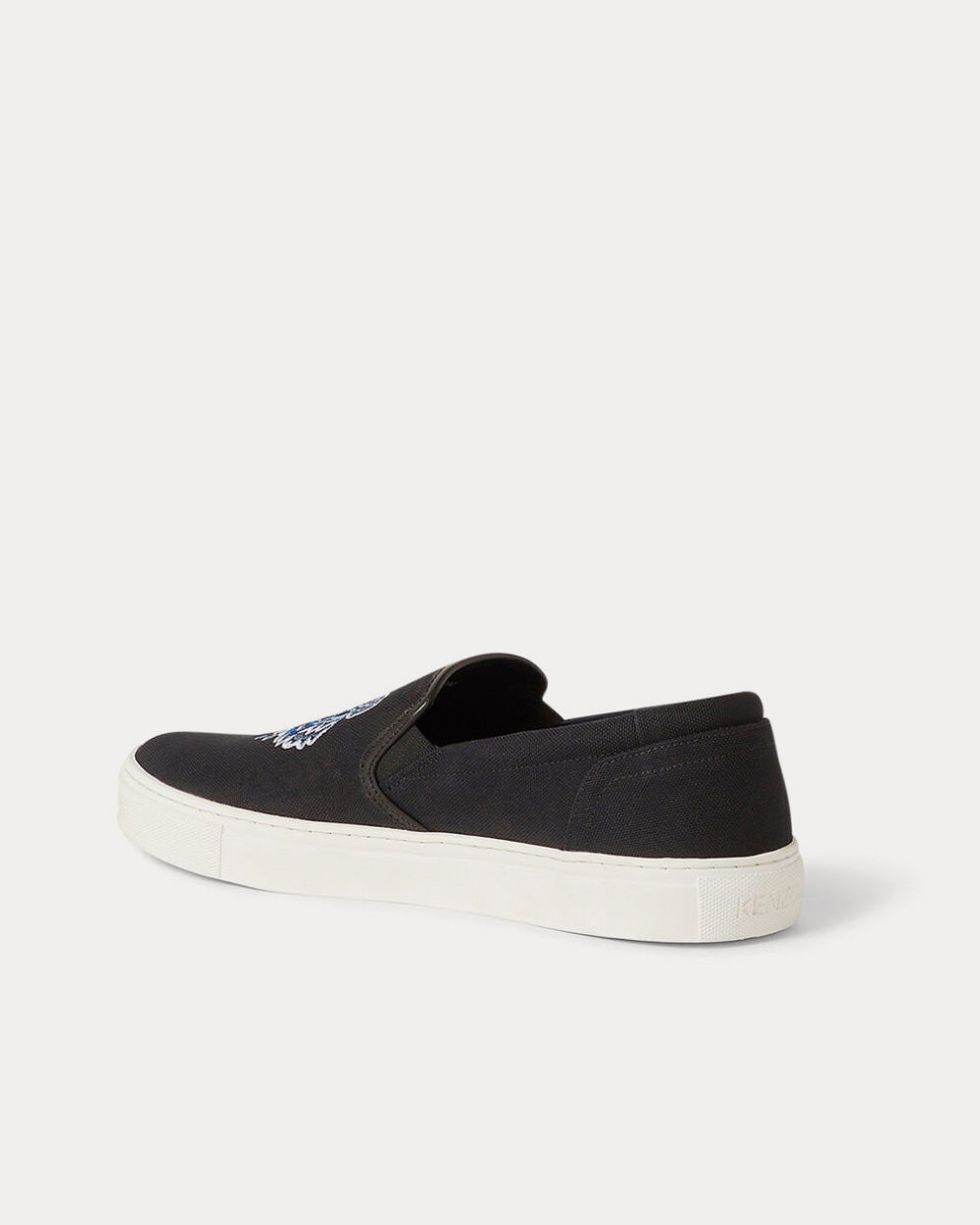 Kenzo K-Skate Tiger Canvas Black Slip On Sneakers - 3