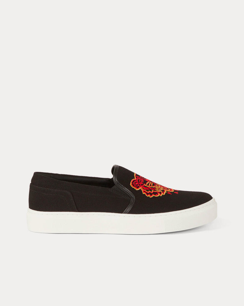 Kenzo K-Skate ‘The year of the Tiger Capsule' Black Slip On Sneakers - 1