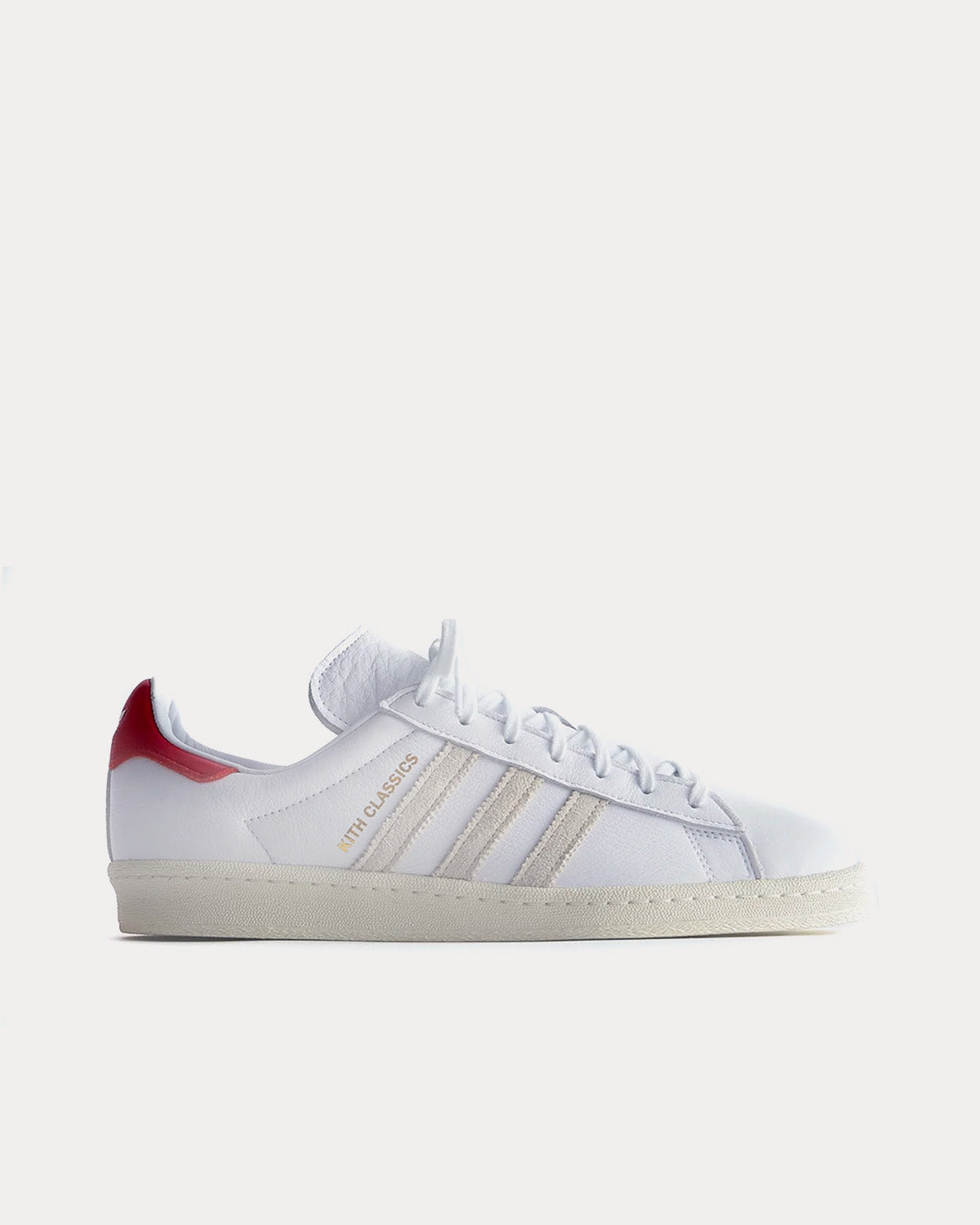 Kith for TaylorMade Campus 80s White / Red Low Top Sneakers