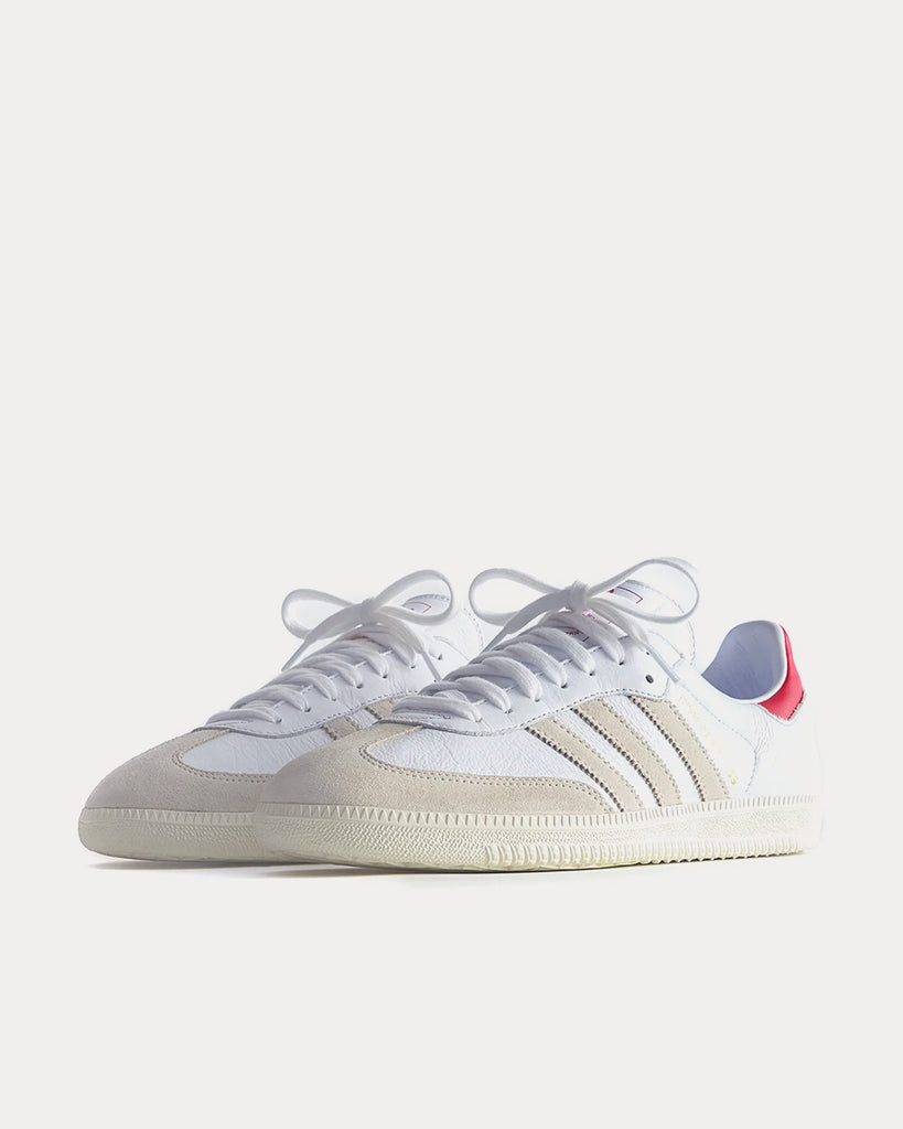 Adidas samba white red on sale stripes