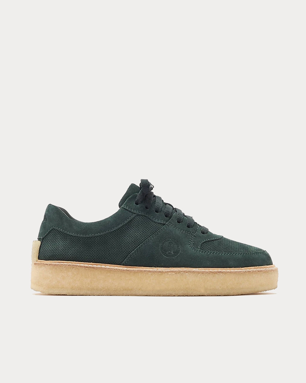 Clarks x Kith Lockhill Suede Dark Teal Low Top Sneakers - 1