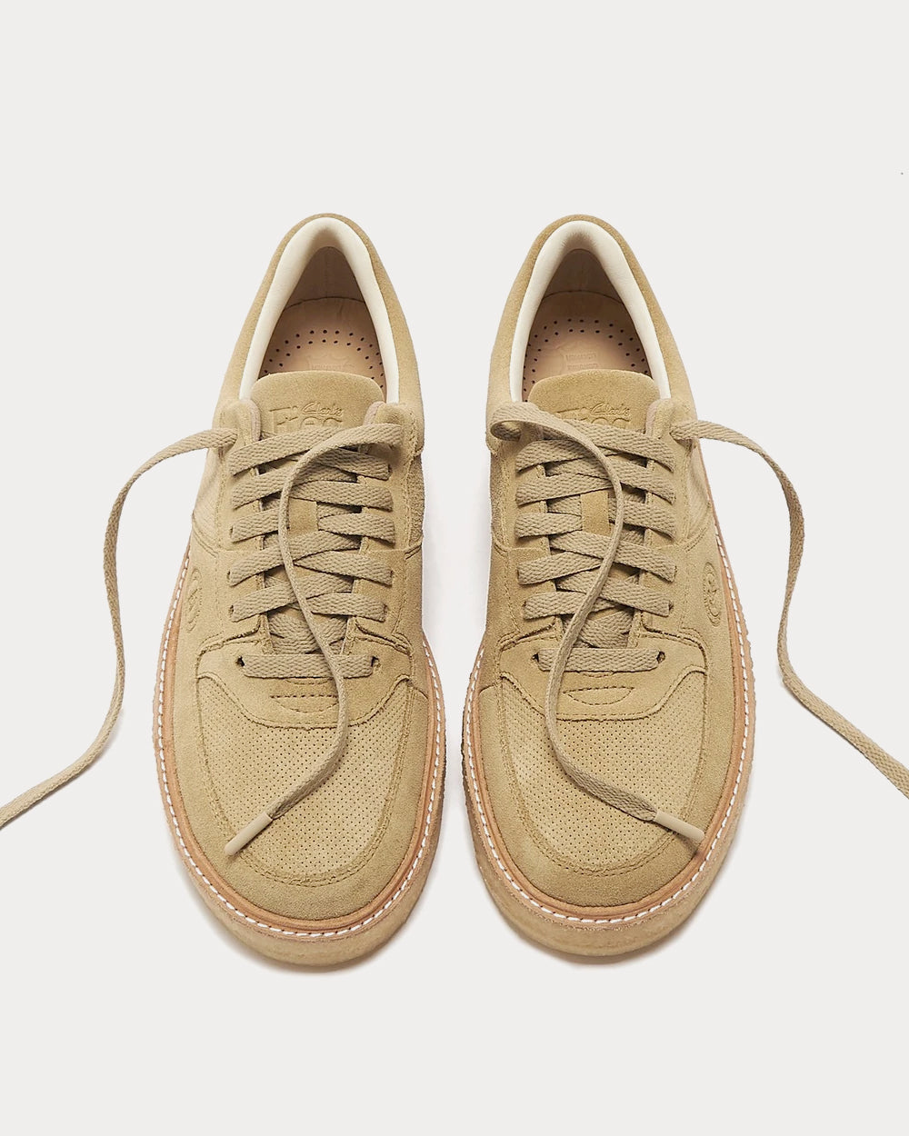 Clarks x Kith Lockhill Suede Maple Low Top Sneakers - 3