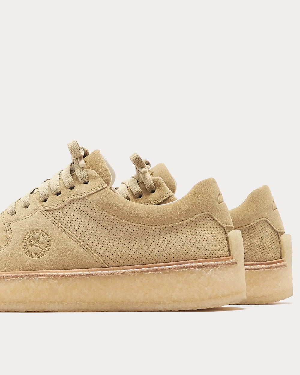 Clarks x Kith Lockhill Suede Maple Low Top Sneakers - 5