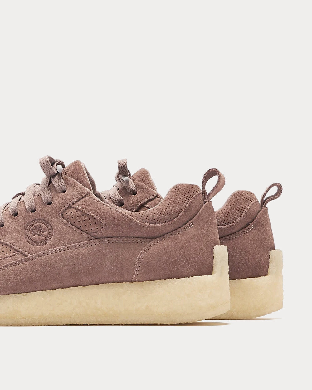 Clarks x Kith Lockhill Suede Mauve Low Top Sneakers - 5