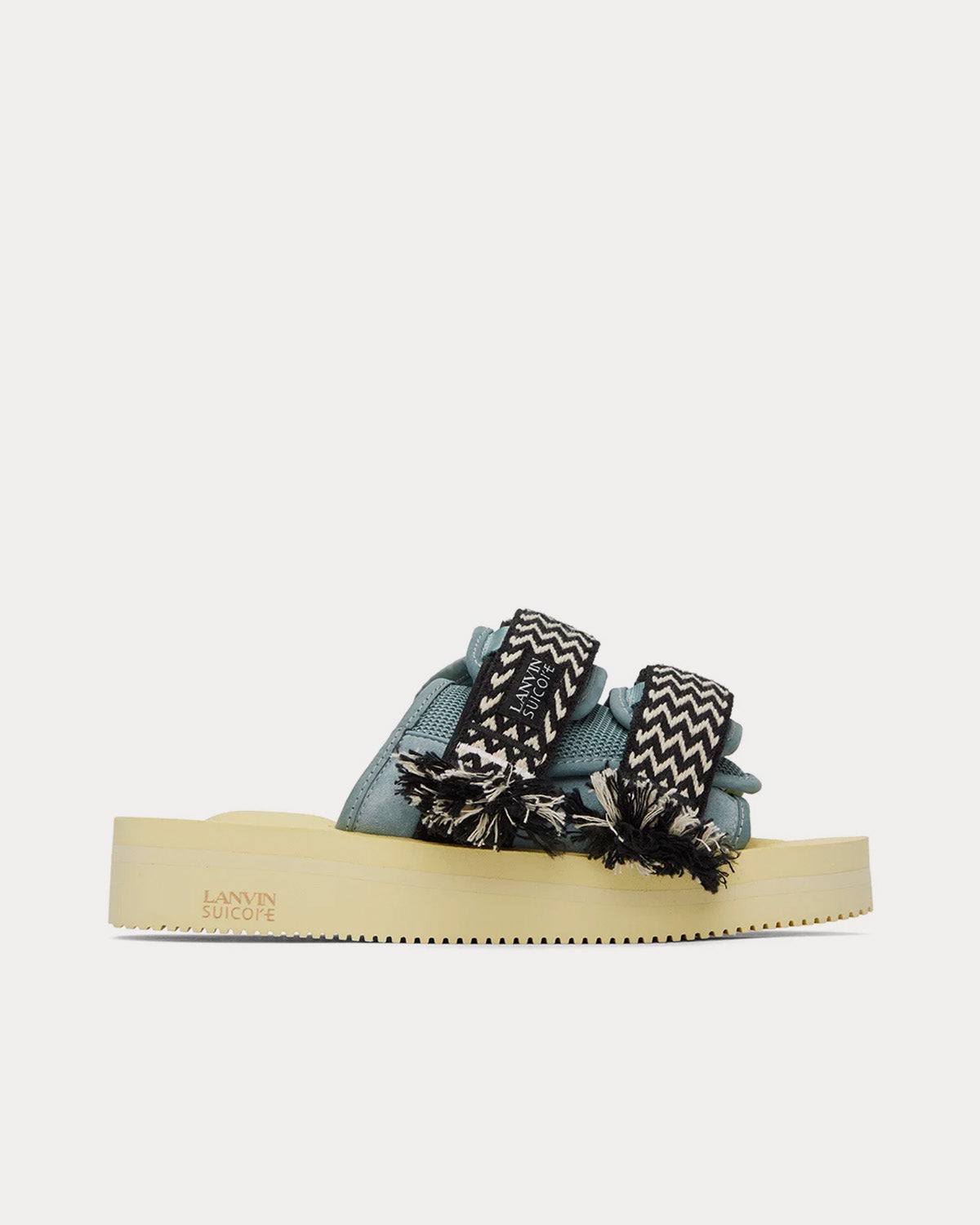 Lanvin x Suicoke Pale Blue Nubuck Sandals - 1