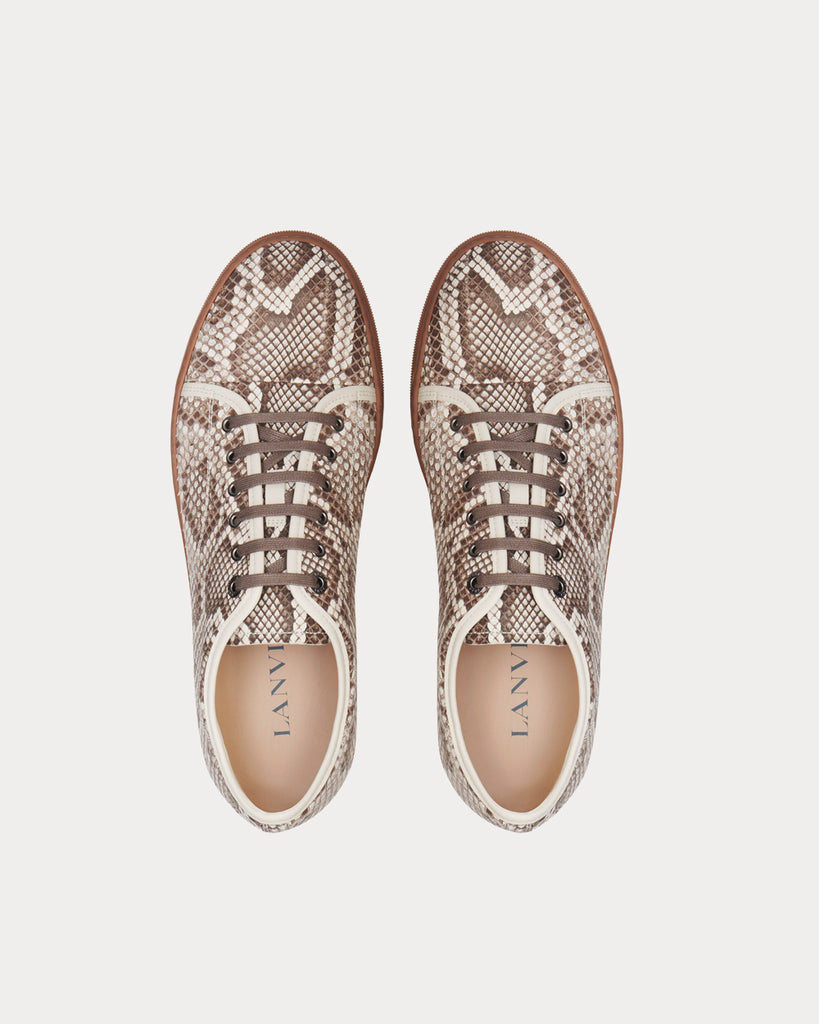 Lanvin sales beige sneakers