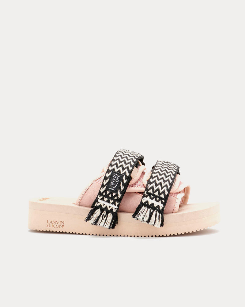 Lanvin x Suicoke Pale Pink Nubuck Sandals - 1