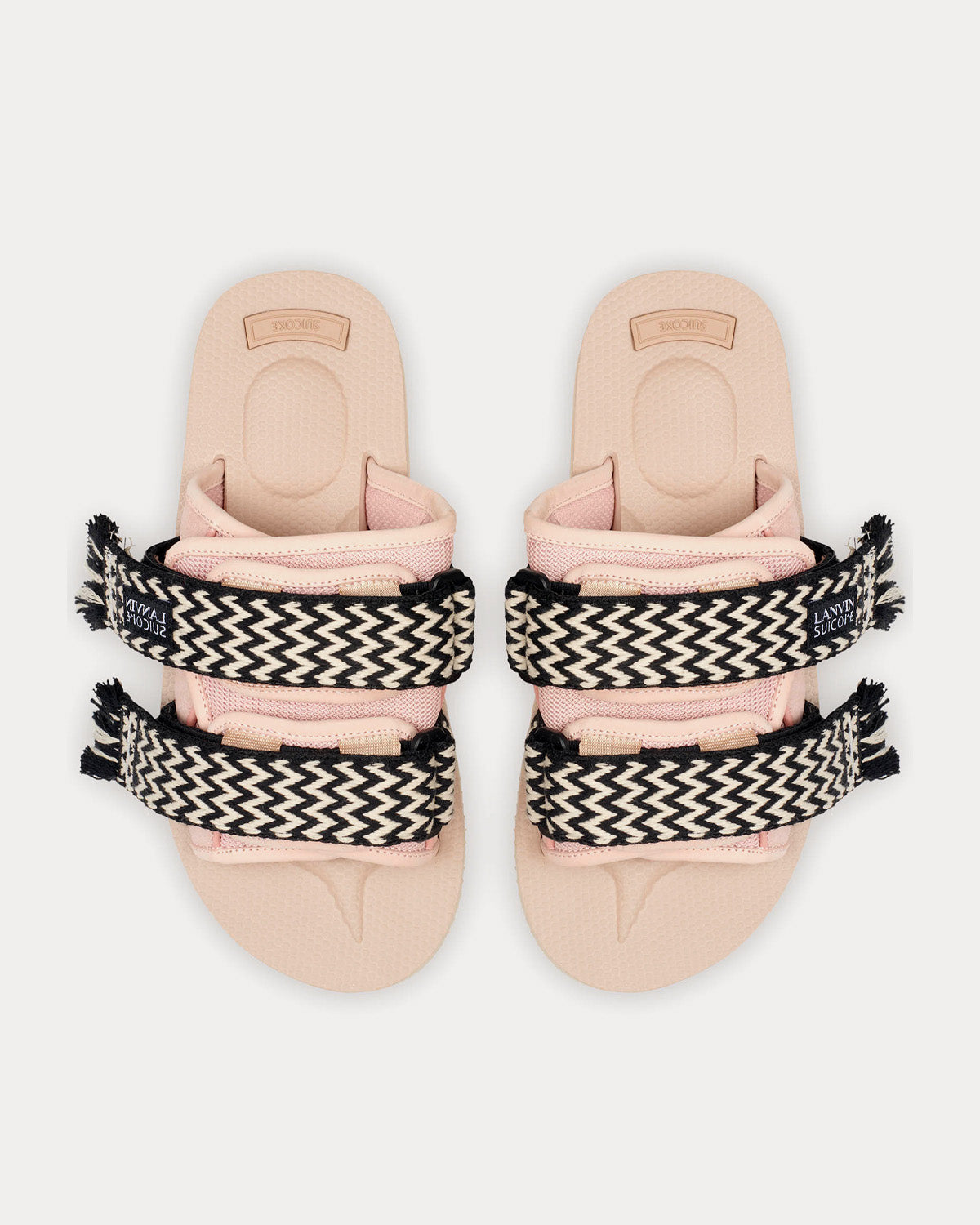 Lanvin x Suicoke Pale Pink Nubuck Sandals - 2