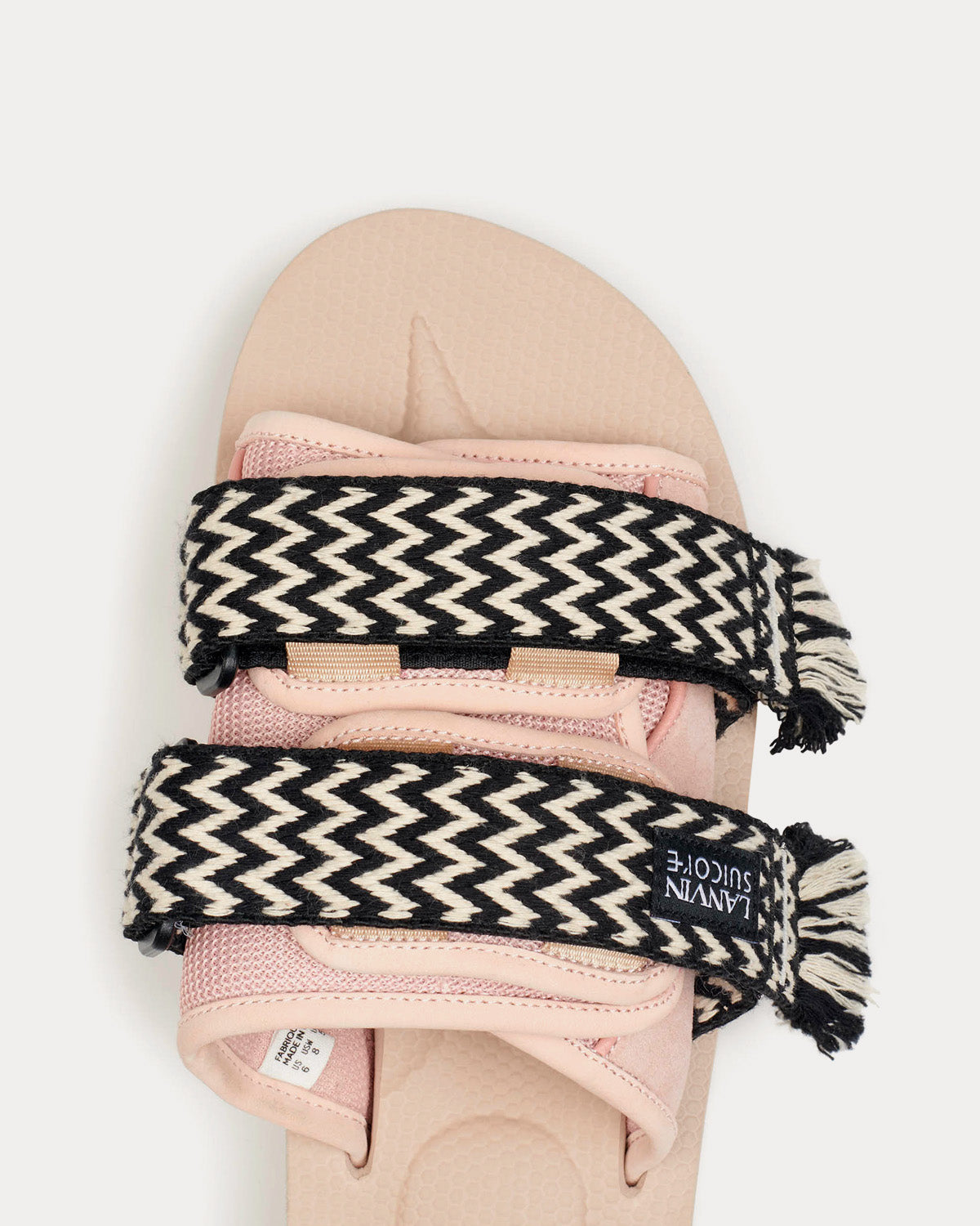 Lanvin x Suicoke Pale Pink Nubuck Sandals - 3