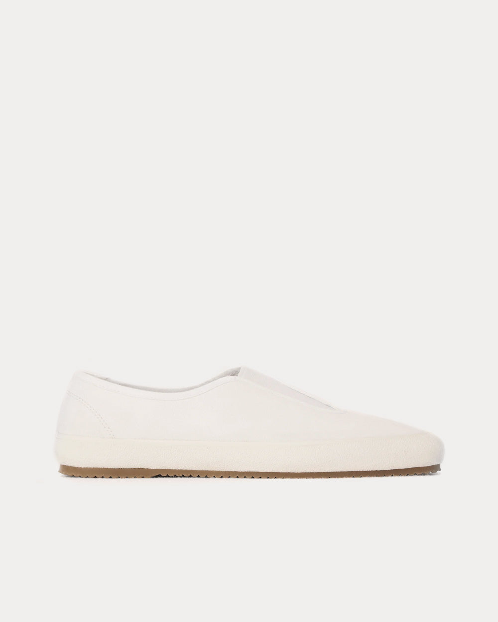 Lemaire Cotton Canvas White Slip On Sneakers - 1