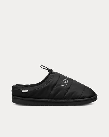 Les Deux Trey Padded Black Slip Ons