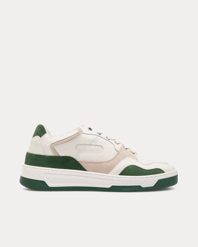 Les Deux Will Basketball Ivory / Vineyard Green Low Top Sneakers - 1