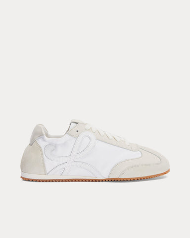 Loewe Ballet Runner in Nylon & Calfskin White / Off-White Low Top Sneakers