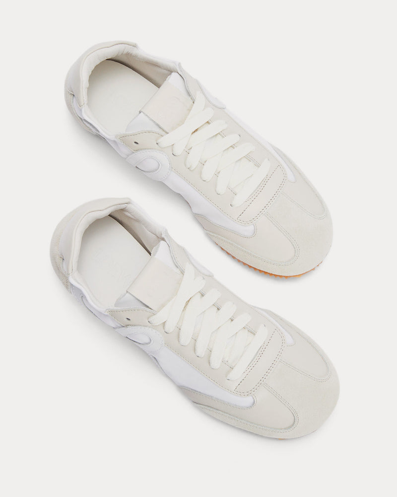 Loewe Ballet Runner in Nylon & Calfskin White / Off-White Low Top Sneakers - 2