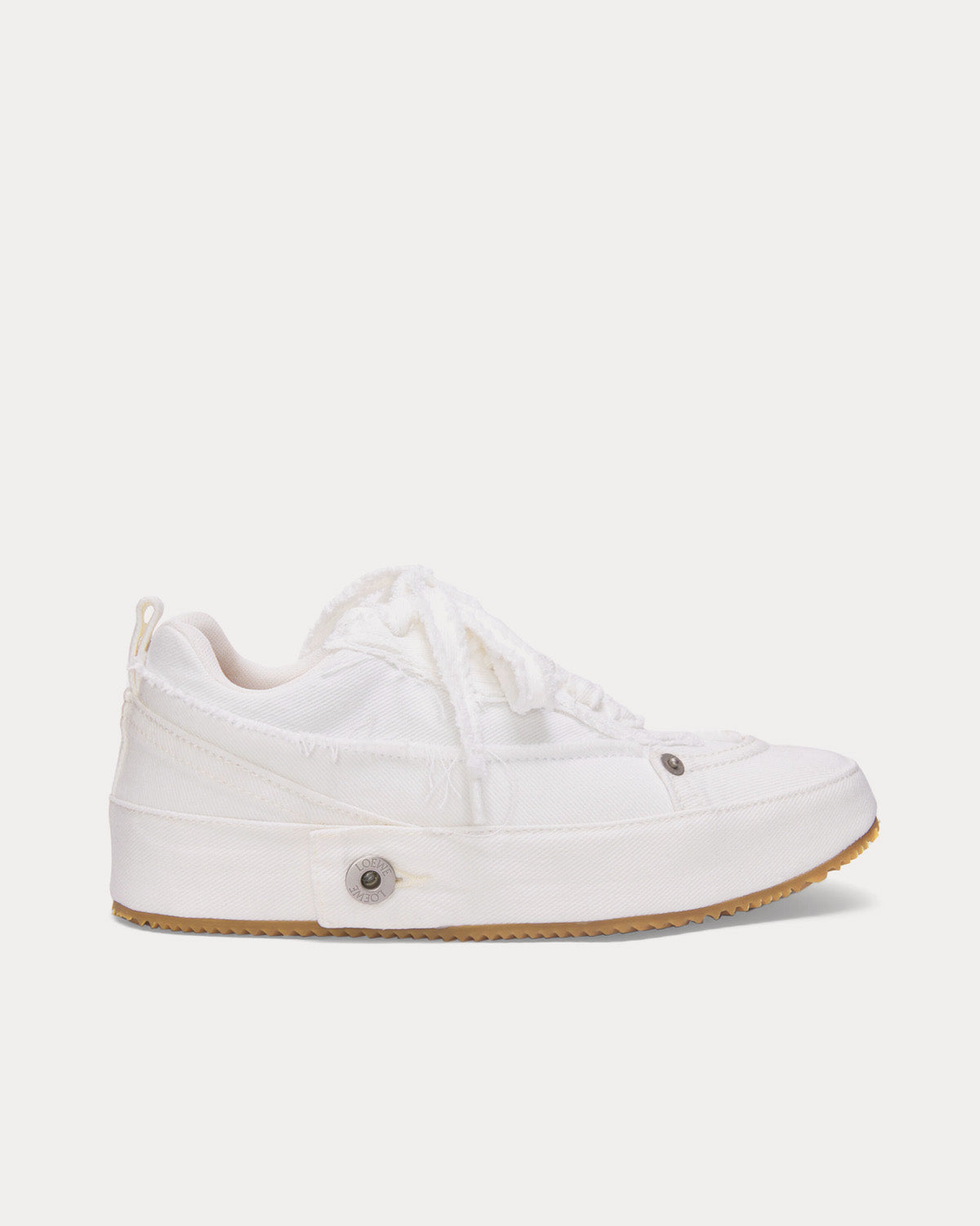 Loewe Deconstructed Sneaker in Denim Soft White Low Top Sneakers - 1