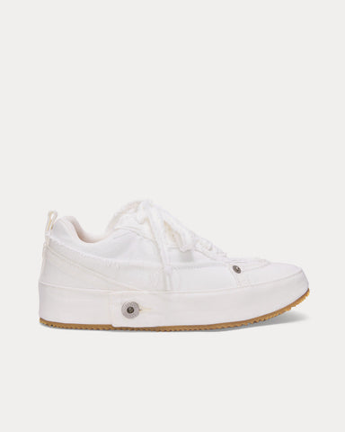 Loewe Deconstructed Sneaker in Denim Soft White Low Top Sneakers