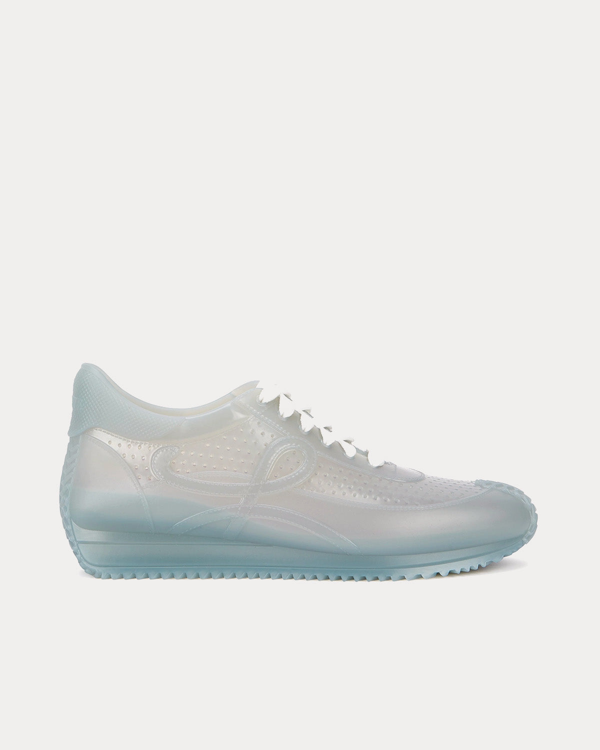 Loewe Flow Runner in Recycled PVC Light Blue Low Top Sneakers - 1