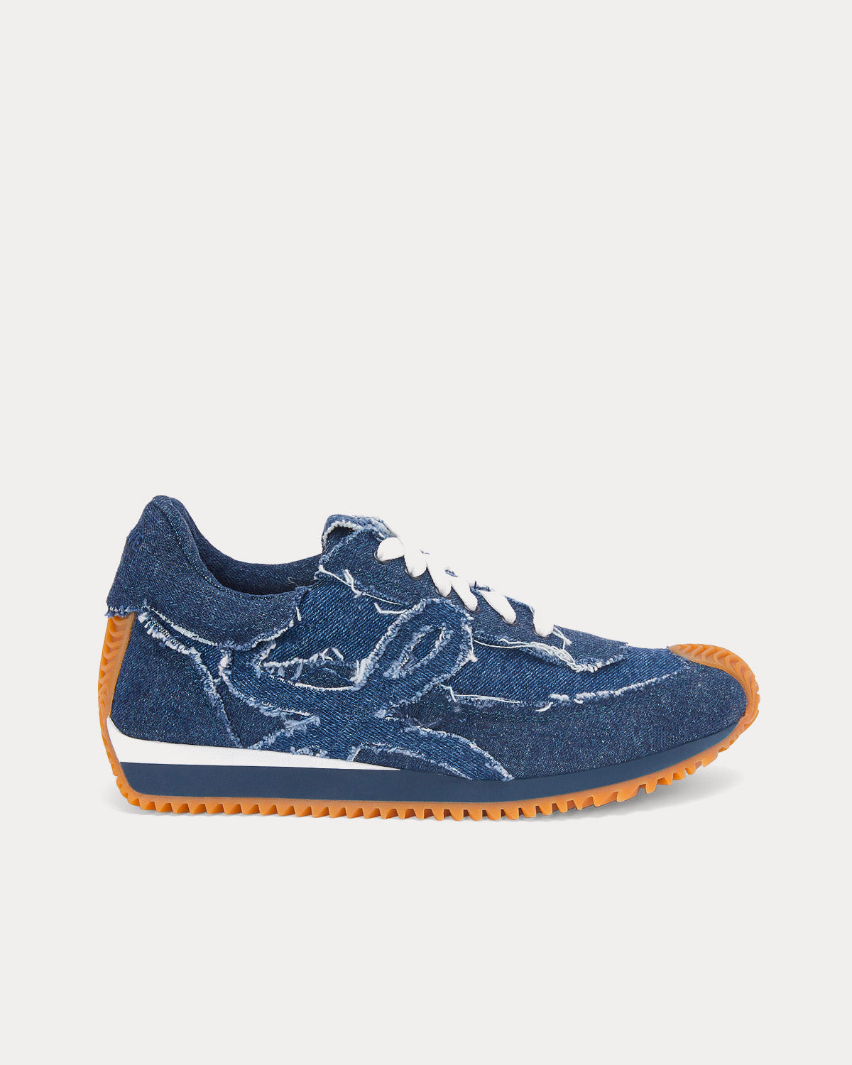 Loewe Flow Runner Denim Blue / Dark Denim Blue Low Top Sneakers - 1