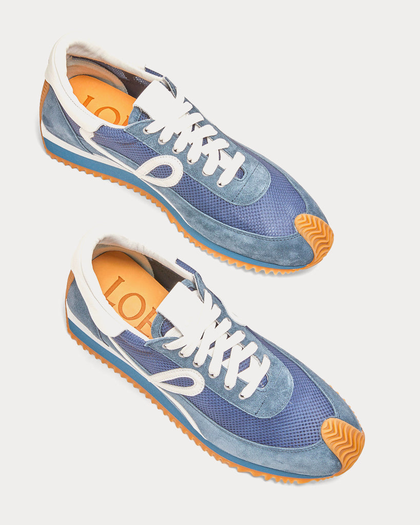 Loewe x Paula's Ibiza Flow Runner Indigo Blue Low Top Sneakers