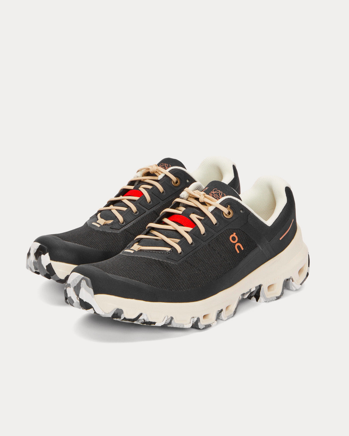 On Running x Loewe Cloudventure Nylon Black Running Shoes - 2