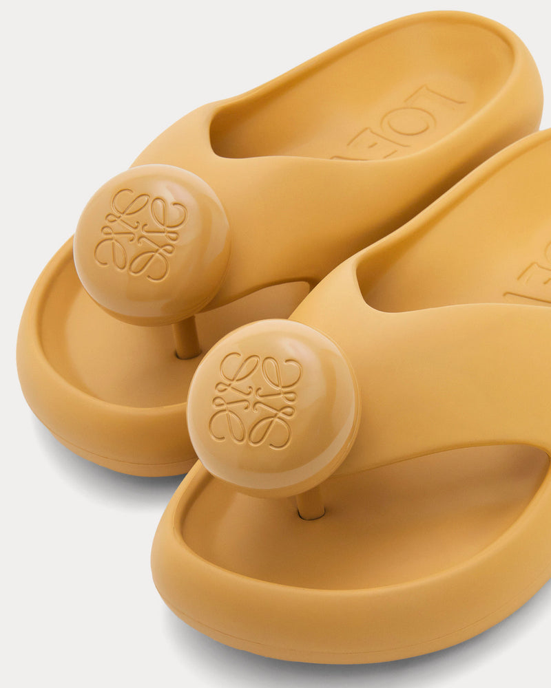 Loewe x Paula's Ibiza Bubble Thong Slide Light Foam Rubber Medium Concealer Slip Ons - 3