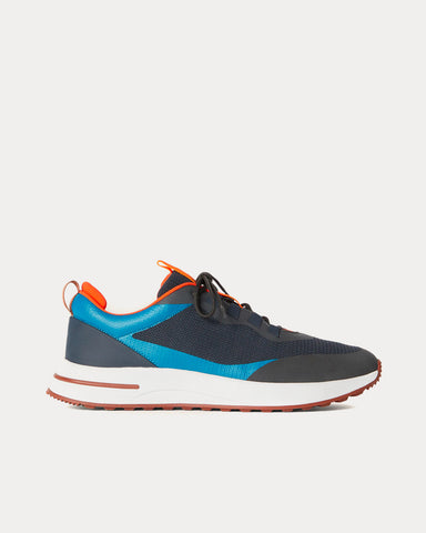 Loro Piana Week-End Walk Technical Fabric Cosmic Blue Low Top Sneakers