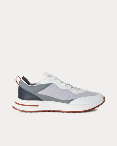 Loro Piana Week-End Walk Technical Fabric Frost Grey Low Top Sneakers