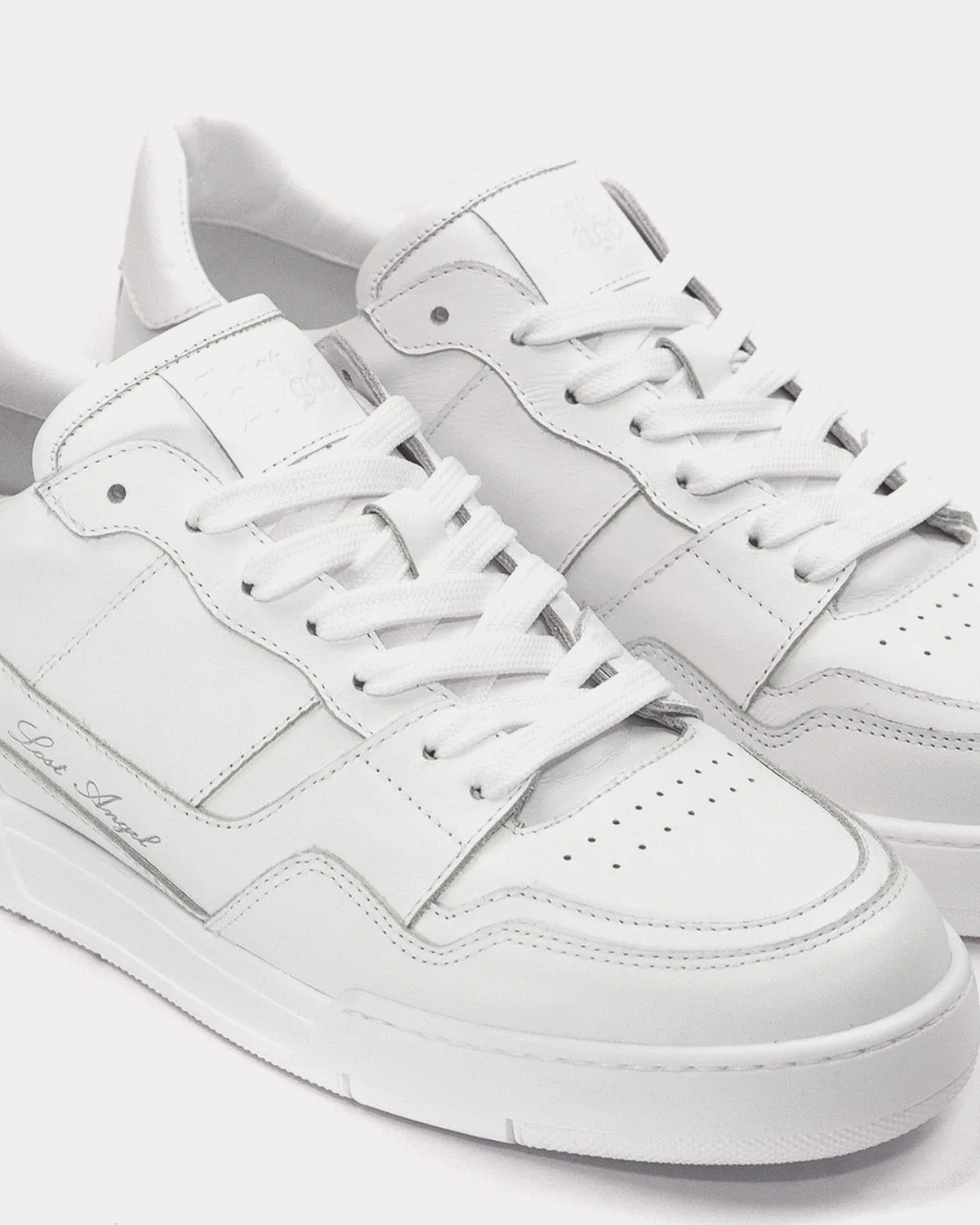 Lost Angel Court Low Triple White Low Top Sneakers - 5