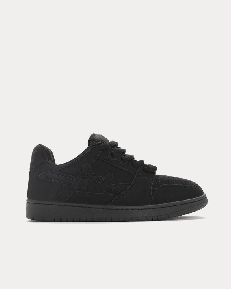 Lost Boys Midnights Black Low Top Sneakers - 1