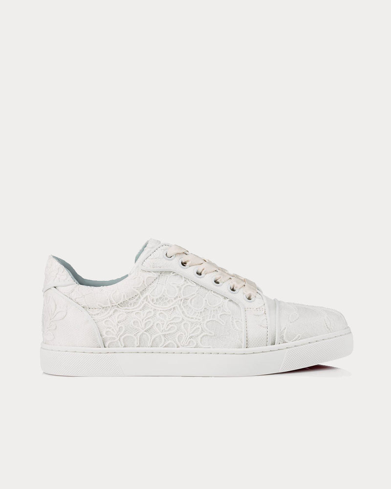 Christian Louboutin Viera Orlato Off White Low Top Sneakers - 1