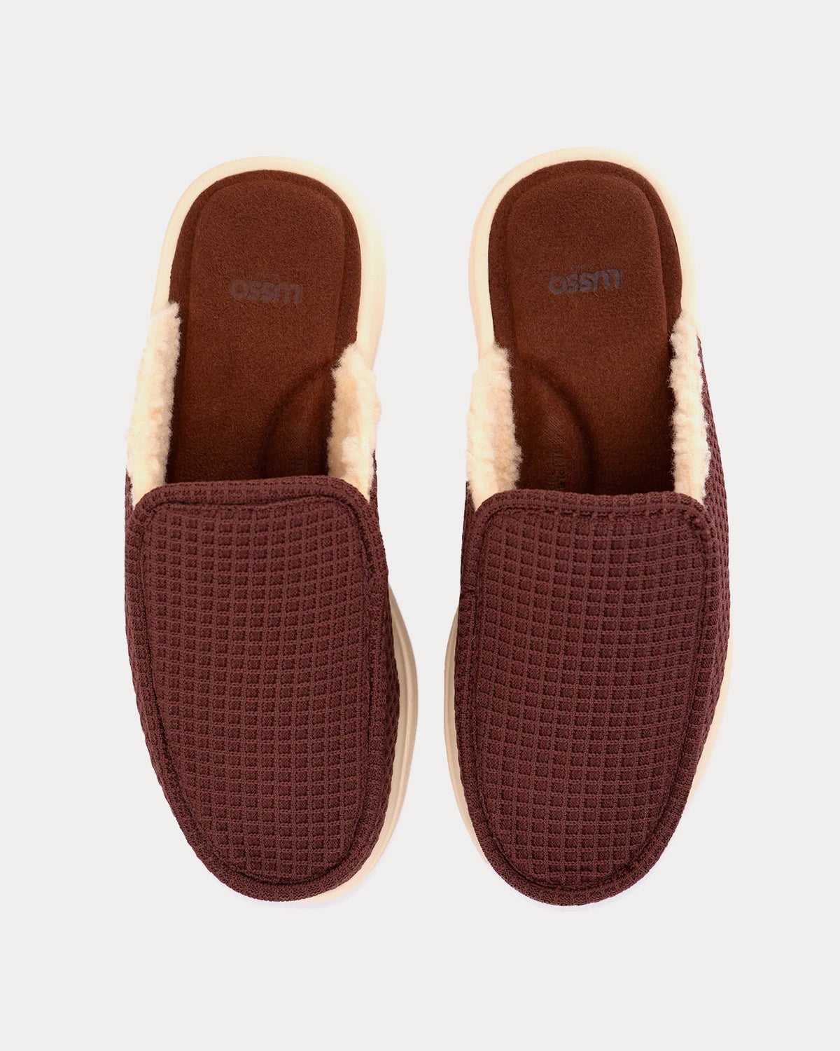 Lusso Cloud Esto Rootbear Waffle Sherp / Shortbread Slip Ons - 2