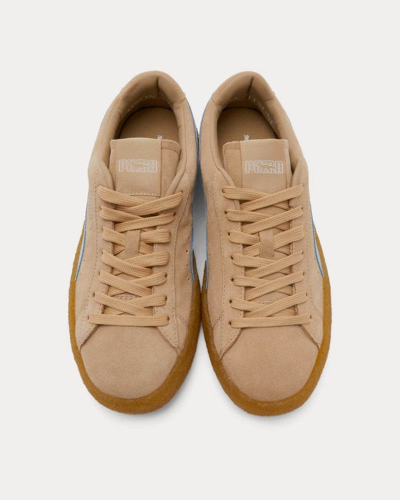 Puma x Maison Kitsuné Crepe Suede Beige Low Top Sneakers - 2